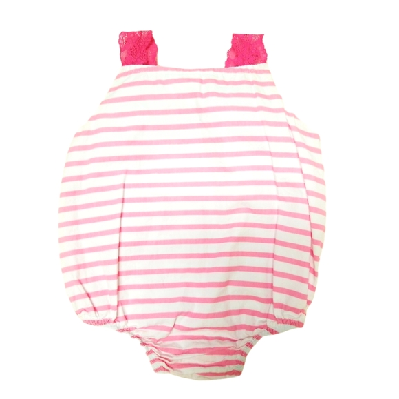 Little Wishes Flamingo Romper Size 3-6 mos - Picture 2 of 2